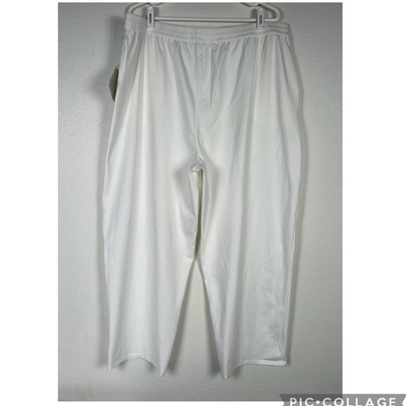NWT WynneLayers  Pants With Pockets White 1X - Picture 2 of 14